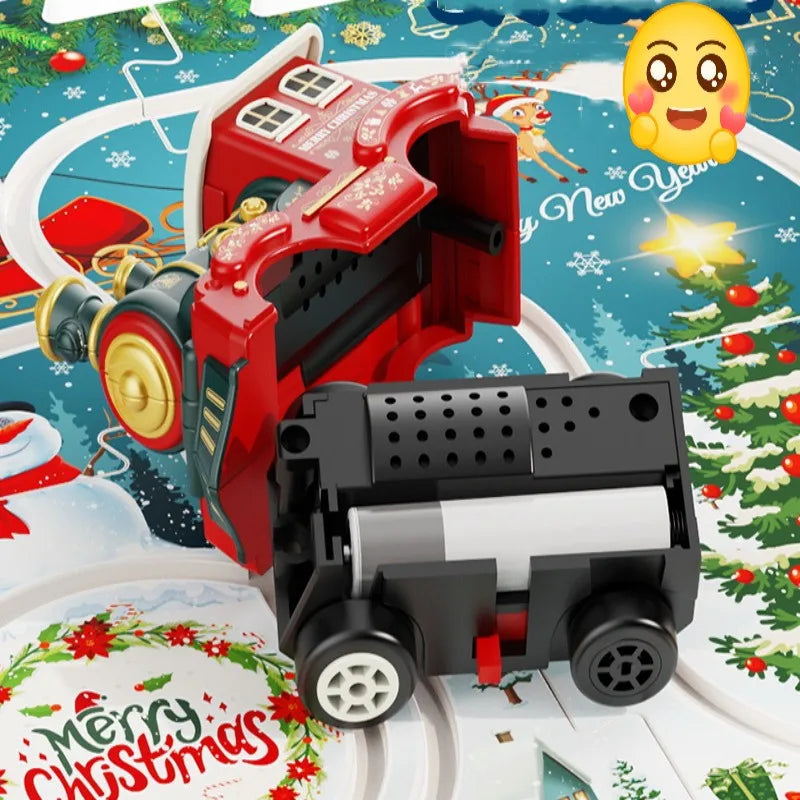 DIY Xmas Train Track™ - Bouw je eigen kerstwonderland - Kerst Trein puzzel