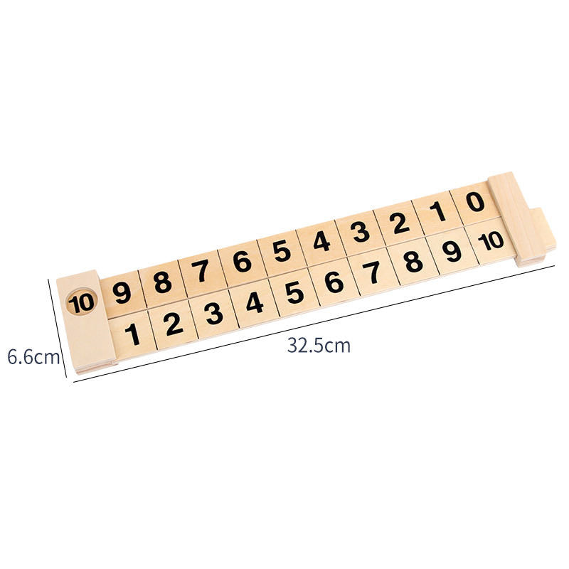 Montessori Wooden calculating ruler-Mathematics toys