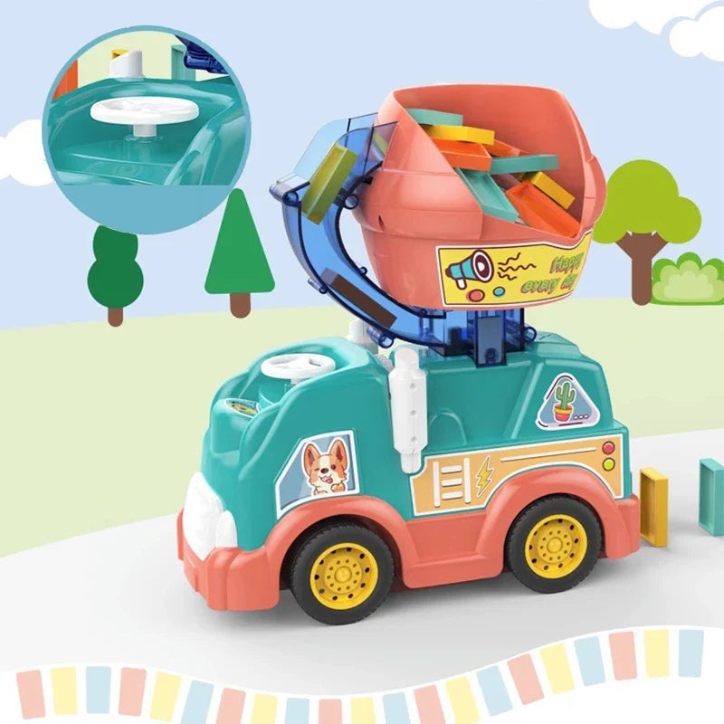 Domino Car™ - Diversión creativa con dominó - Apilador de fichas de dominó