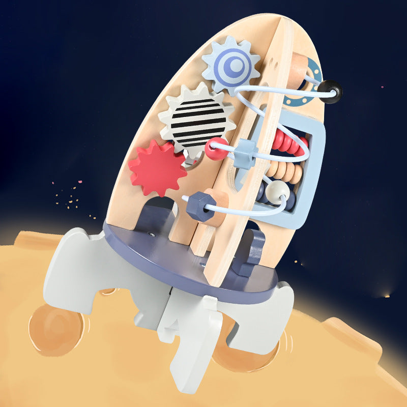 Wooden Multifunction Rocket - Best Fine Motor Toys
