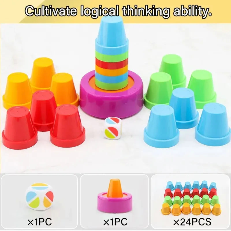 Color Cups™ - Slim Stapelen - Stapelbeker Set