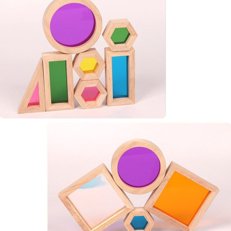 32 pieces Rainbow Blocks - Best Open Ended Toys