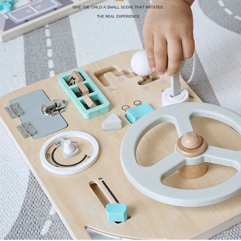 Wooden Sensory Busy Board - Best Sensory Toys
