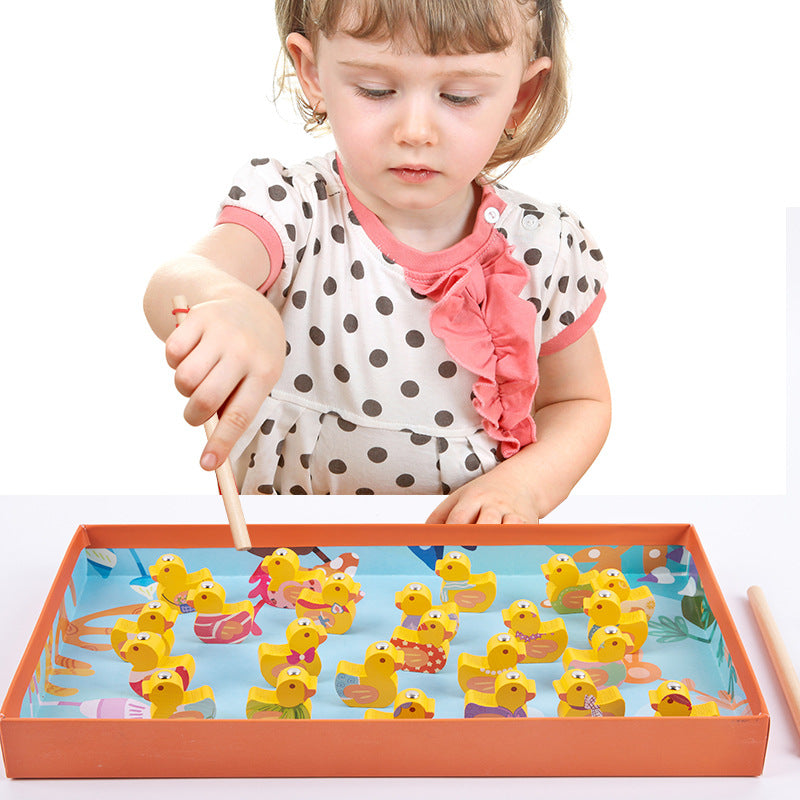 Wooden Duck Counting Game - Mathematics Educational Toys