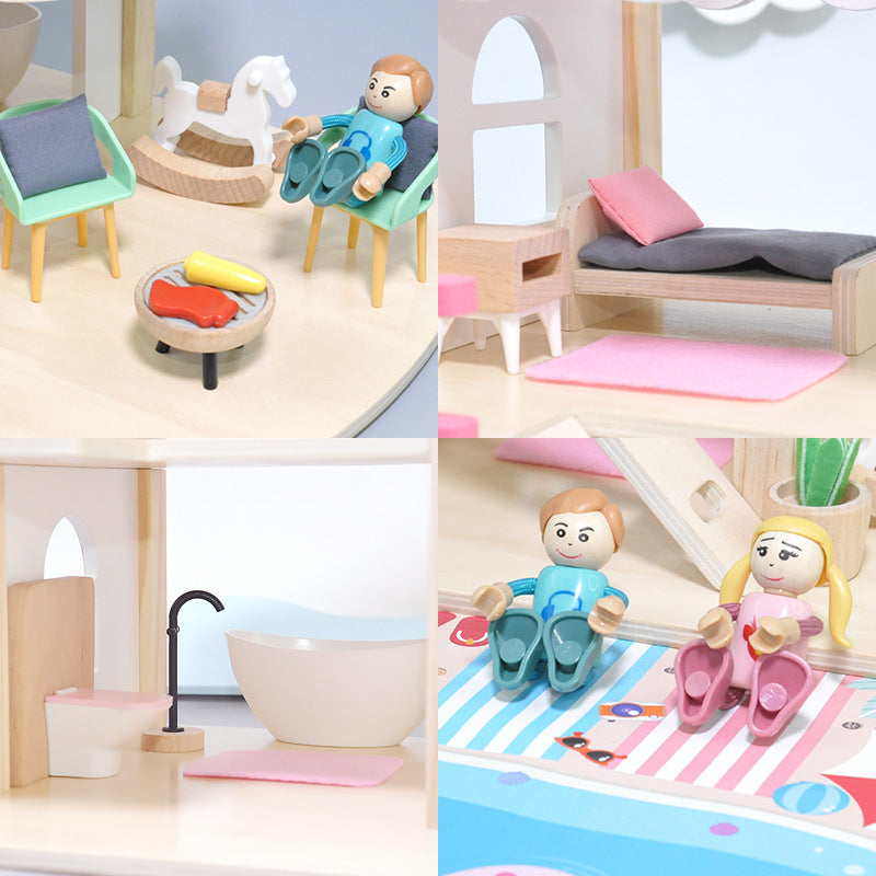 Wooden Doll House - Best Open Ended Toys