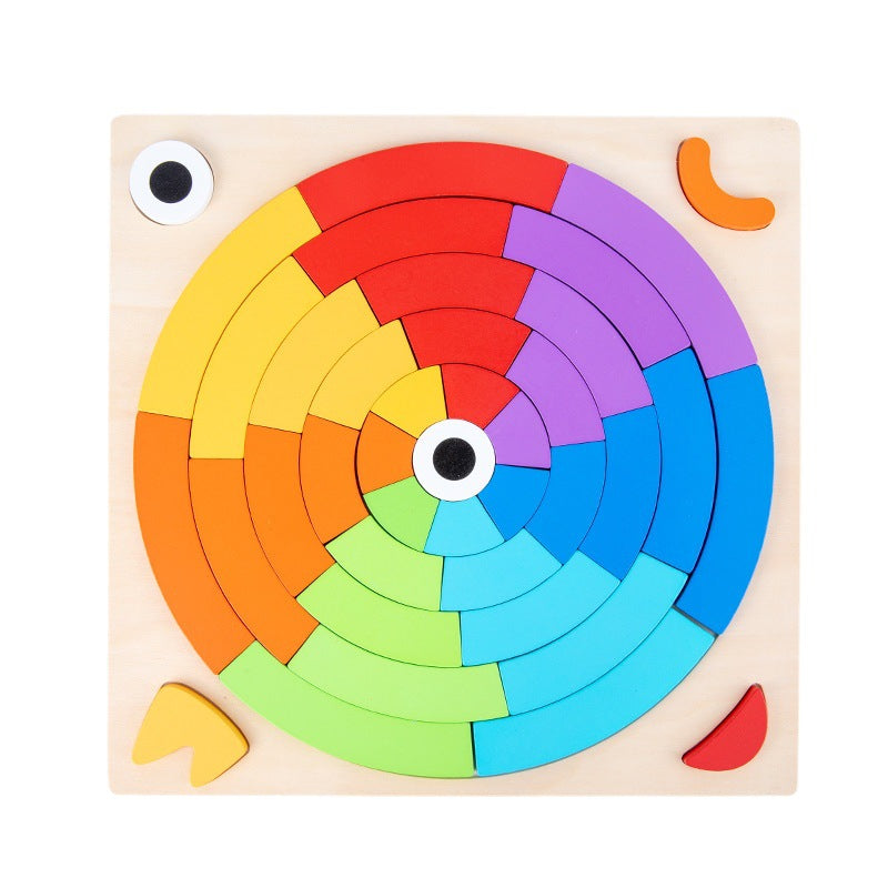 Wooden Rainbow Creative Blocks-Open ended wooden toys