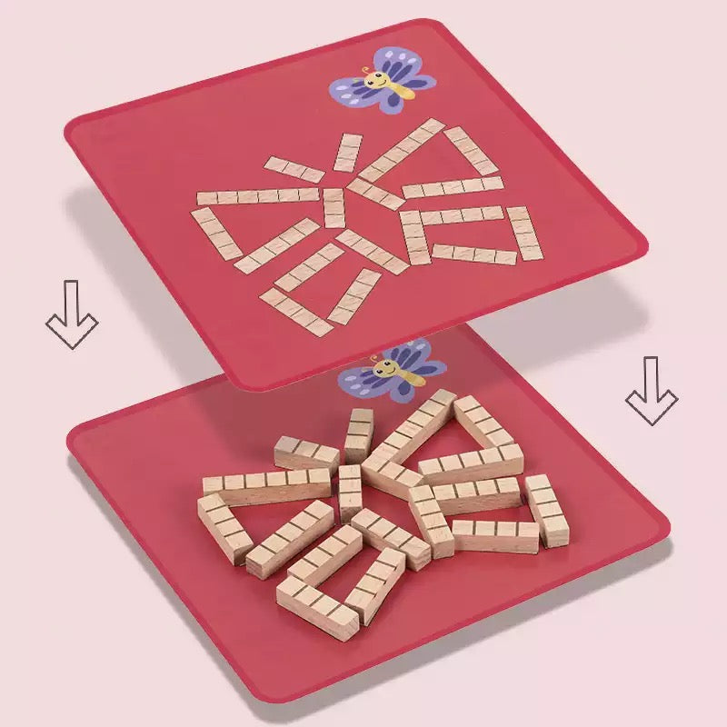 Wooden Puzzle Pieces-Mathematics toys