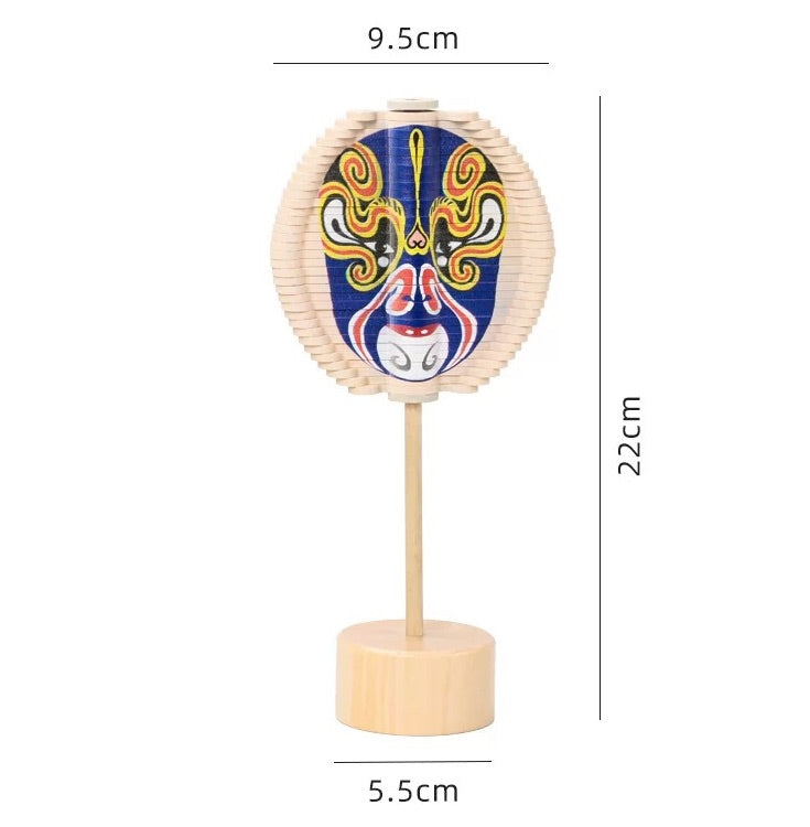 Wooden Tree Spinner - Chinese Cultural Face Sensory toys