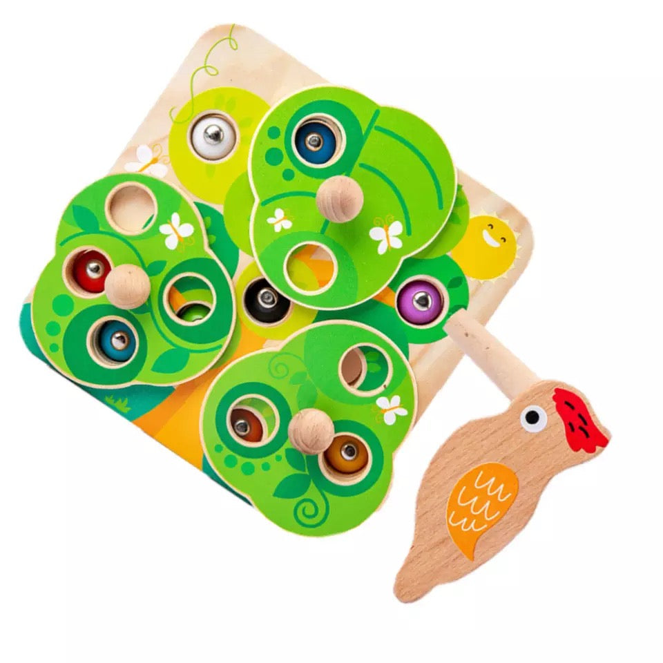 Catch The Bug Wooden Magnetic Game- Fine motor skills toys