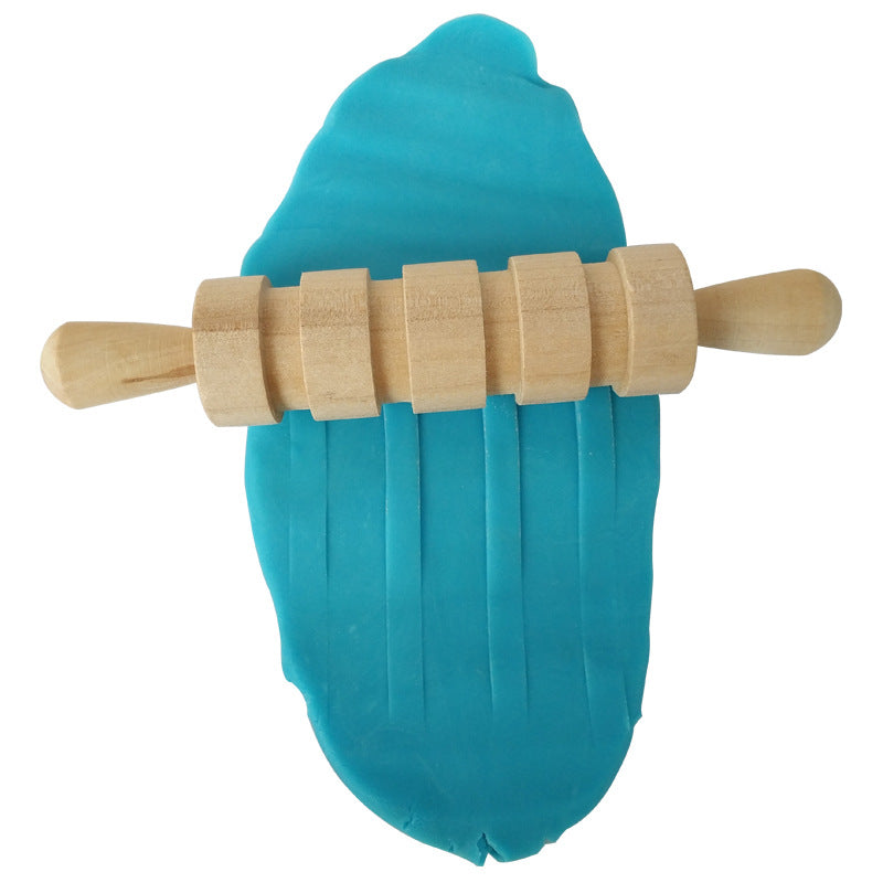 12 Wooden Rolling Pins - Fine motor skills toys