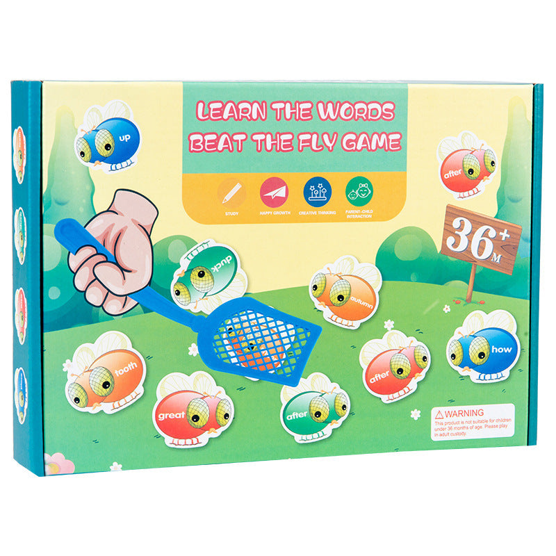 Learn The word Beat the fly game - Alphabet learning toys