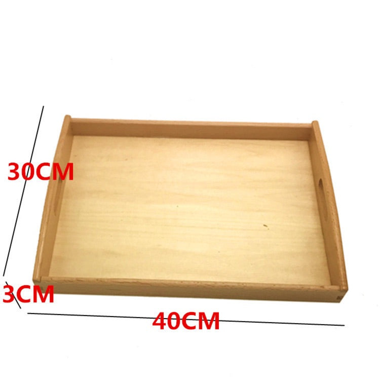Wooden Tray Set of 3-Best montessori toys