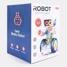 Fidtoy Juguete Robot Bailarín – Robot Eléctrico Caminador con Luces y Música para Niños de 3+