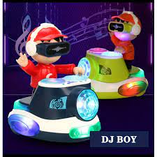 Fidtoy DJ Dancing Toy with Music Lights and Automatic Movement