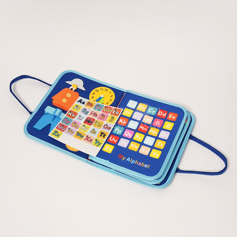 Fidtoy Sac d'activités interactif pour tout-petits – Jouet d'apprentissage sensoriel Montessori, 3 ans et plus