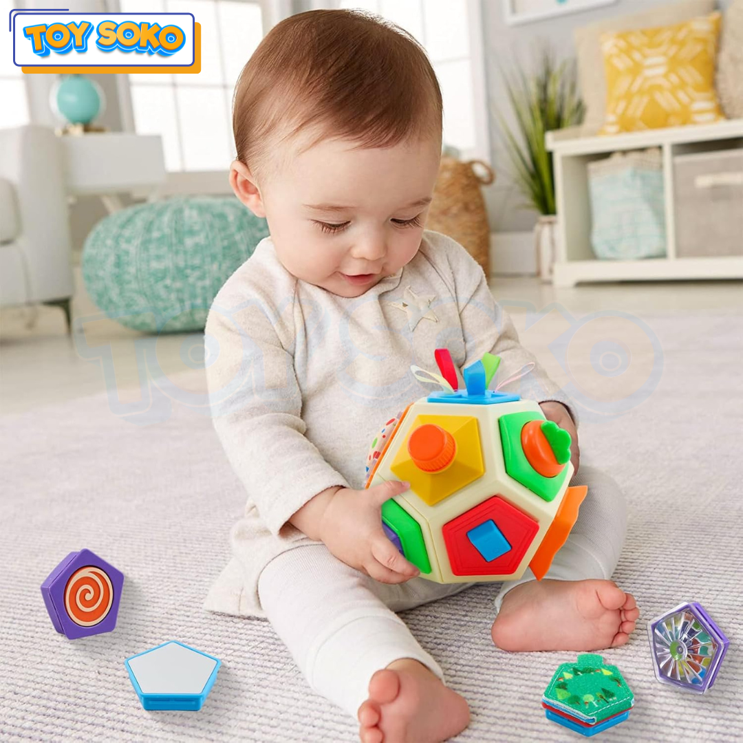 Sensory Toys for Babies – Interactive Activity Cube for Learning