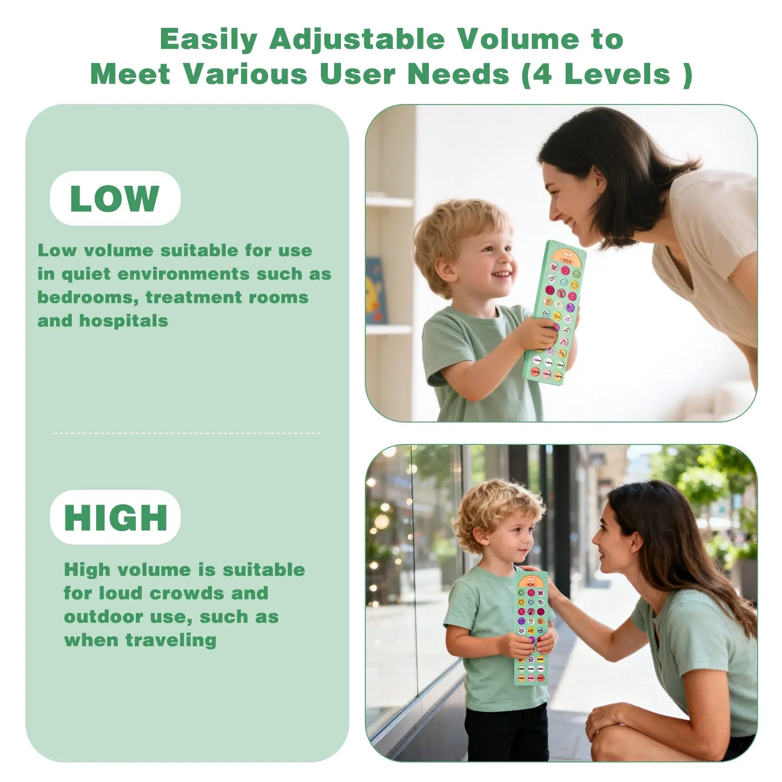 AAC Communication Device - Bilingual for Autism Support