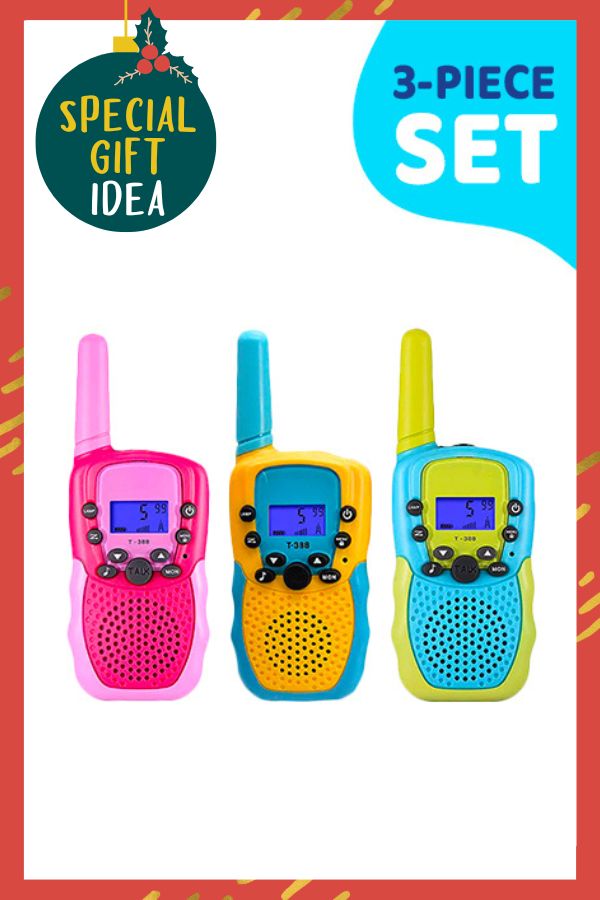 Talkie-walkie pour enfants (lot de 3)