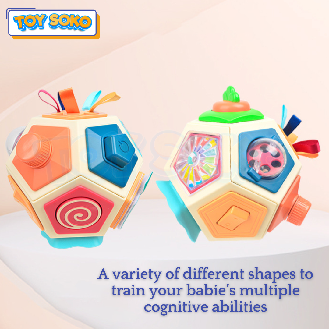 Sensory Toys for Babies – Interactive Activity Cube for Learning