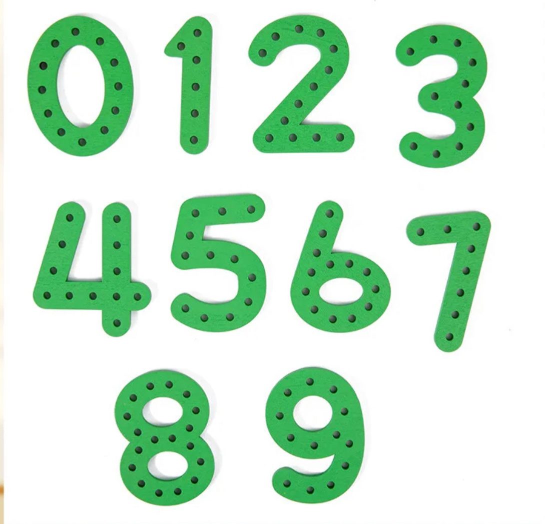Letters and Numbers Lacing | Fine Motor and Early Literacy Activity