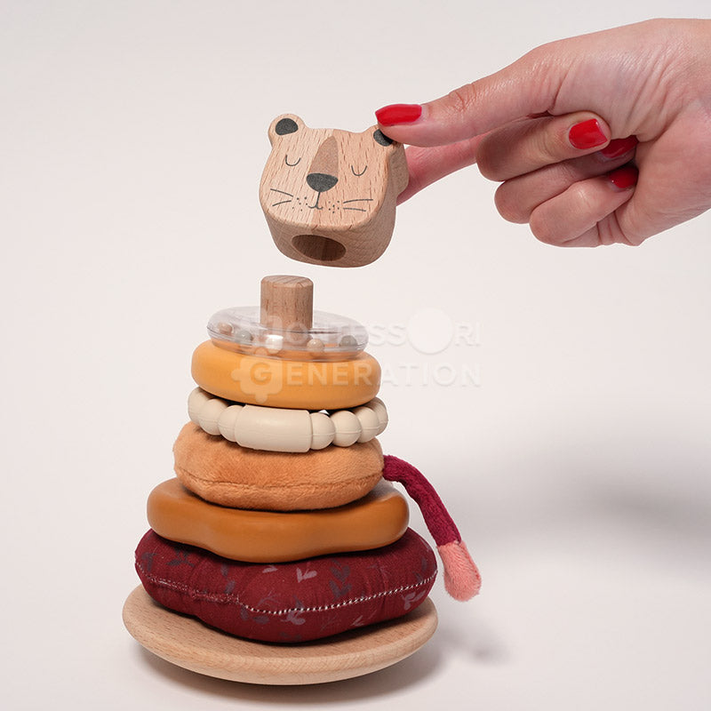 Fidtoy Little Lion Stacking Toy for Babies 6 Months+