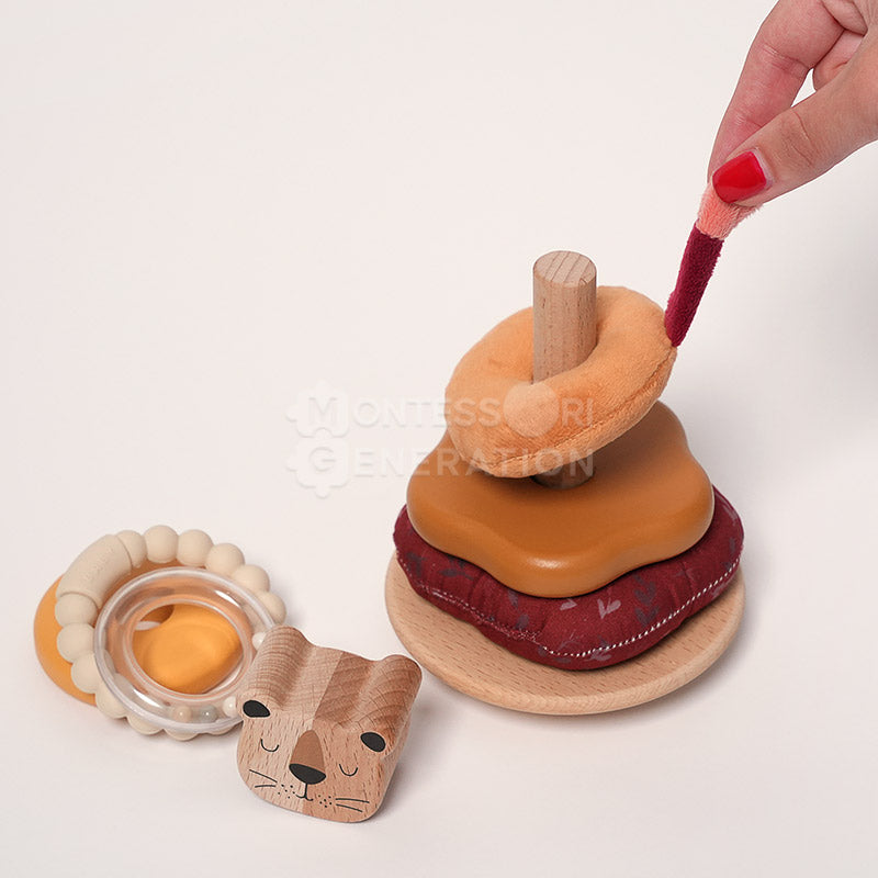 Fidtoy Little Lion Stacking Toy for Babies 6 Months+