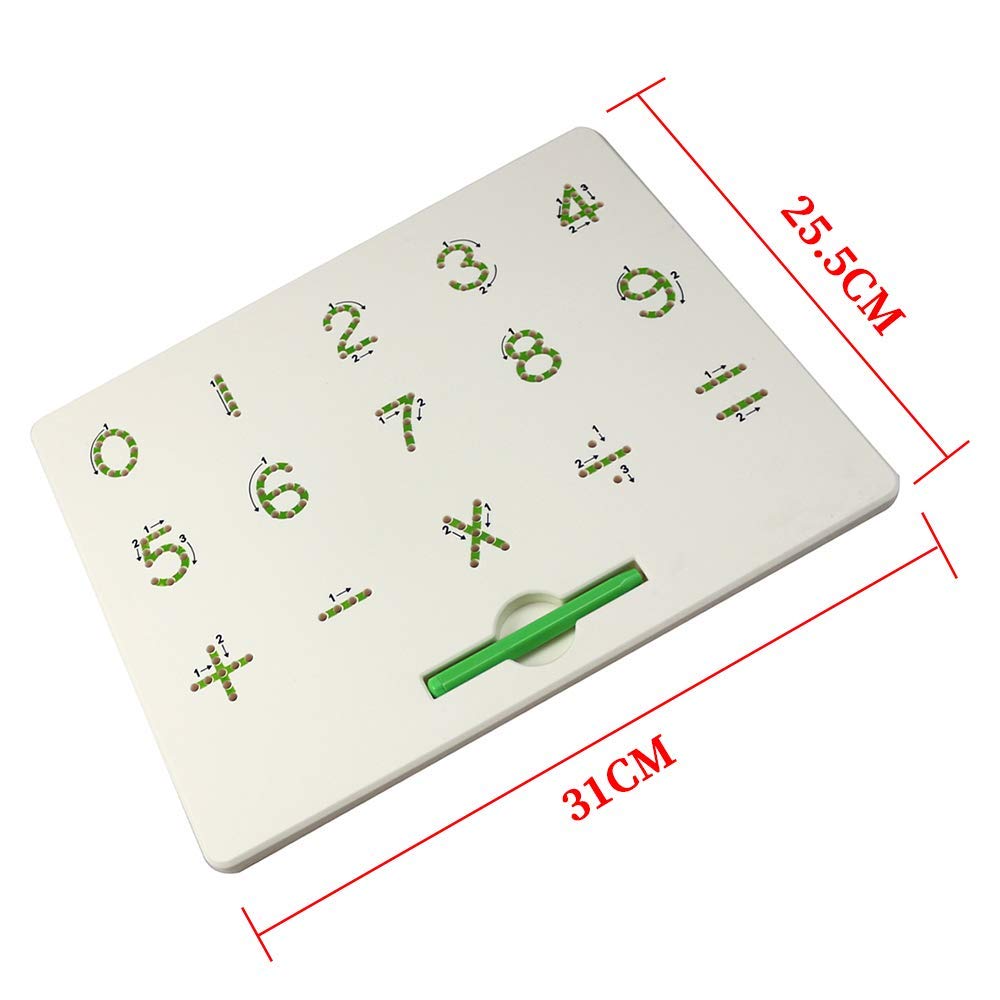 123 Numeric Magnetic Writing Tab