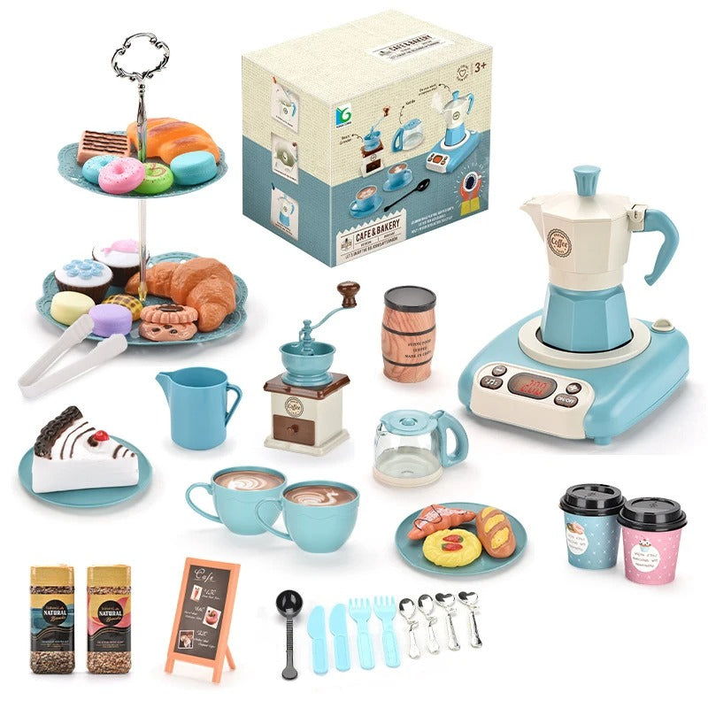 Cafetería Set™ - Barista y Panadero en ciernes - Set de juego de Cafetería y Panadería