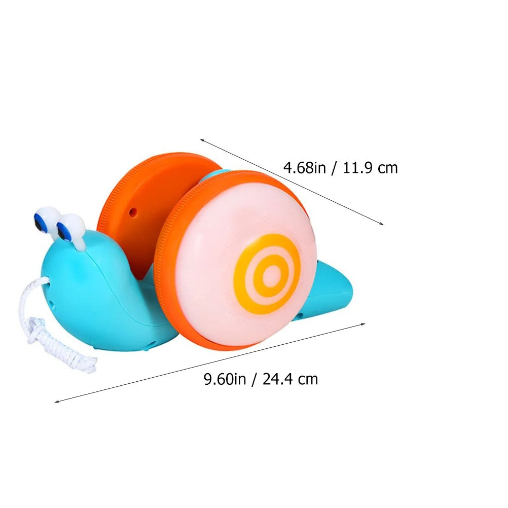 Musical Pull-Along Snail Toy ๐๐ต