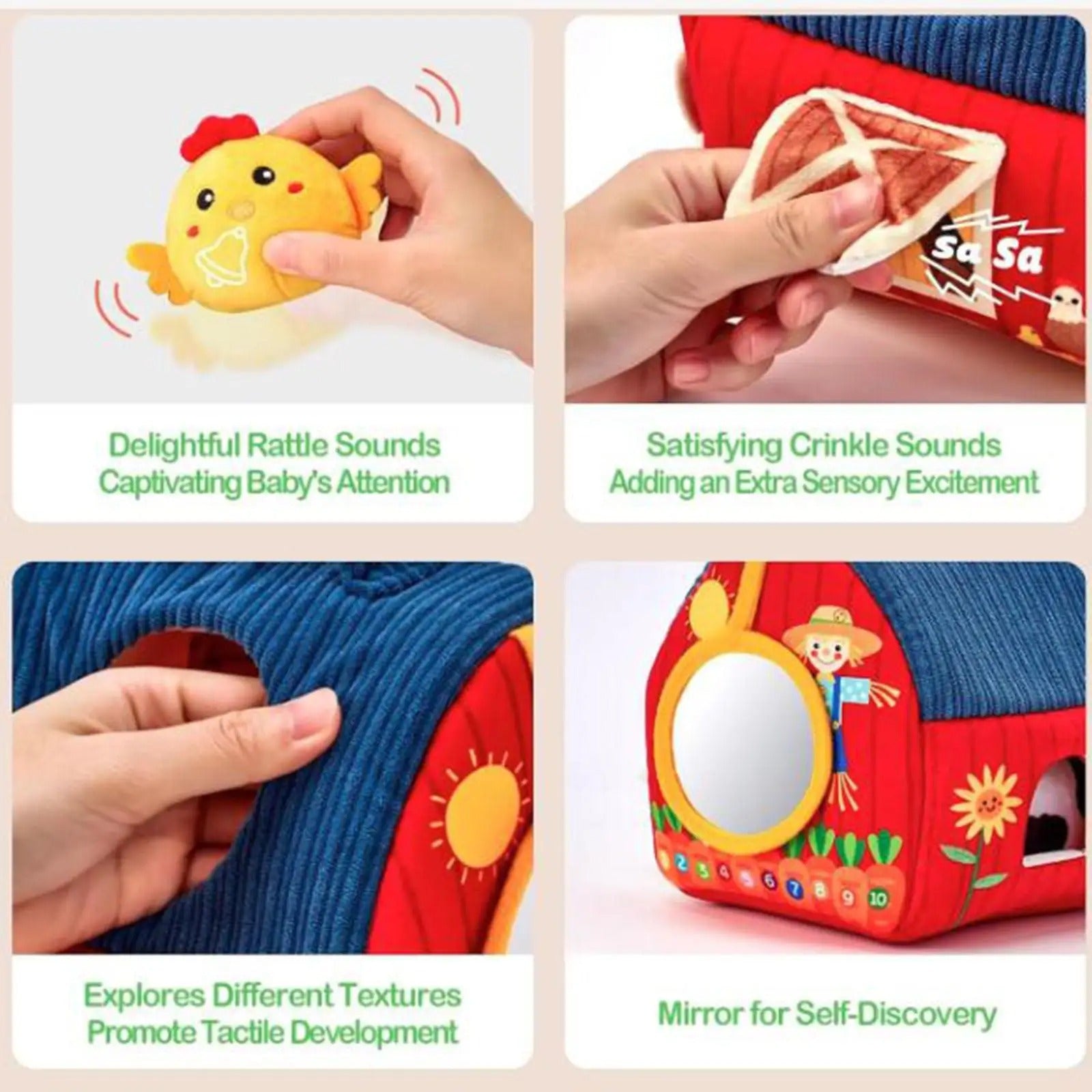 Montessori Old MacDonald's Plush Farm