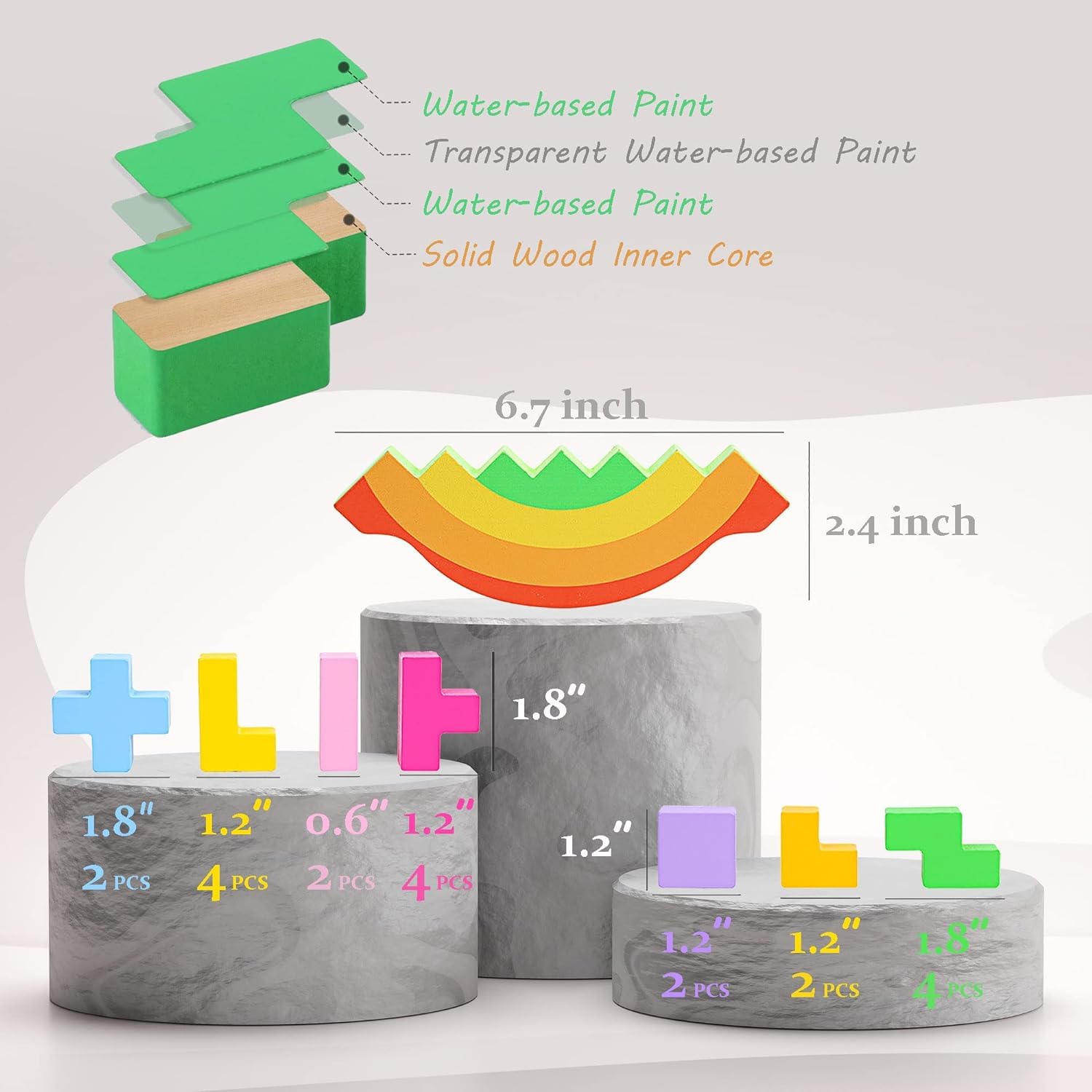 Rocking Tetris Puzzle Toy