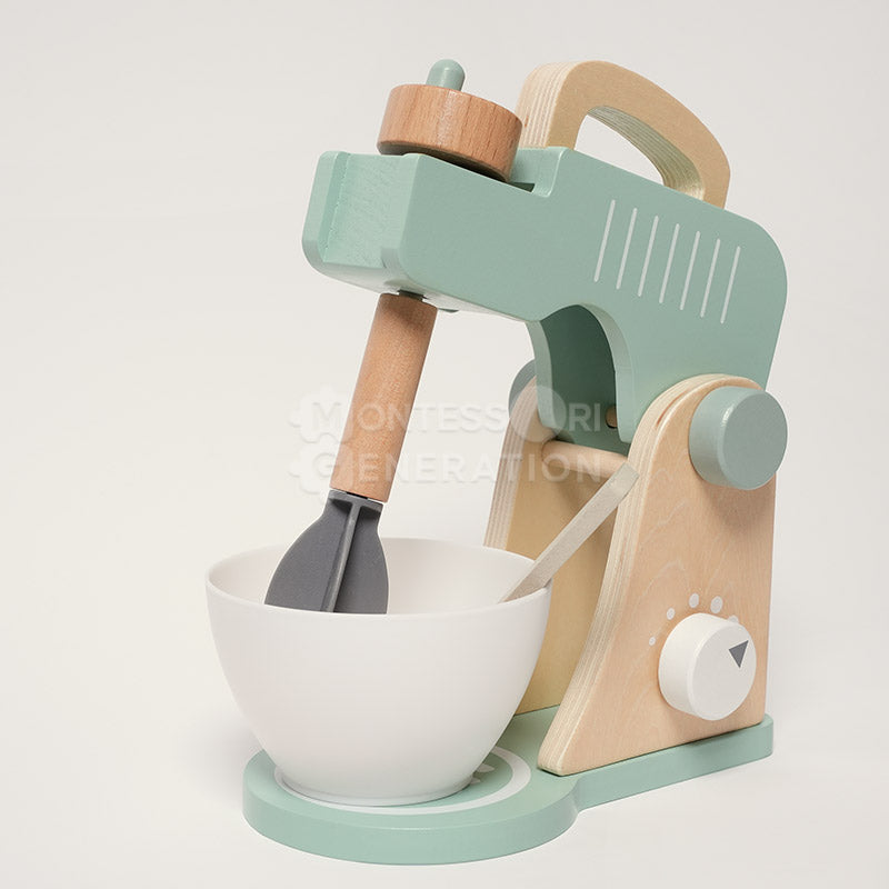 Fidtoy Wooden Mixer Toy Set for Kids 3+ Pretend Kitchen Play