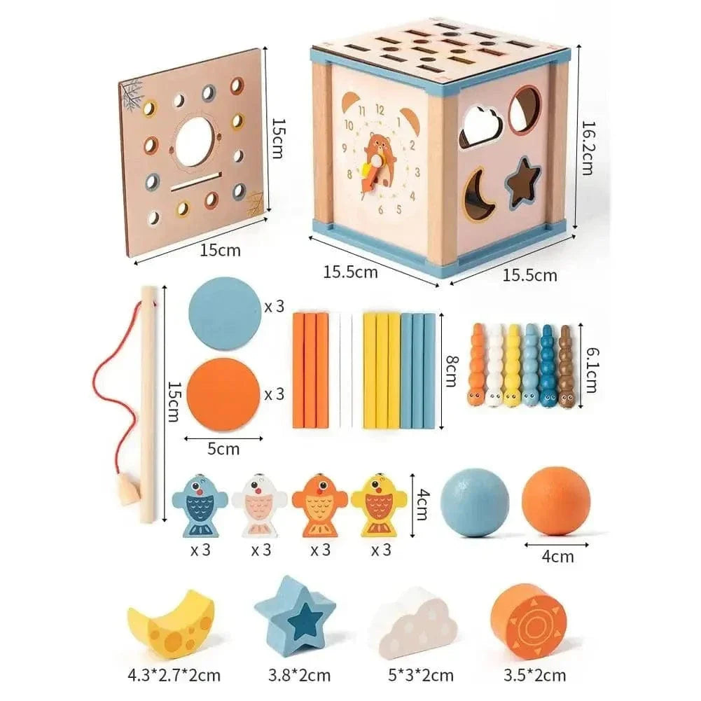 Cubo de actividades Montessori