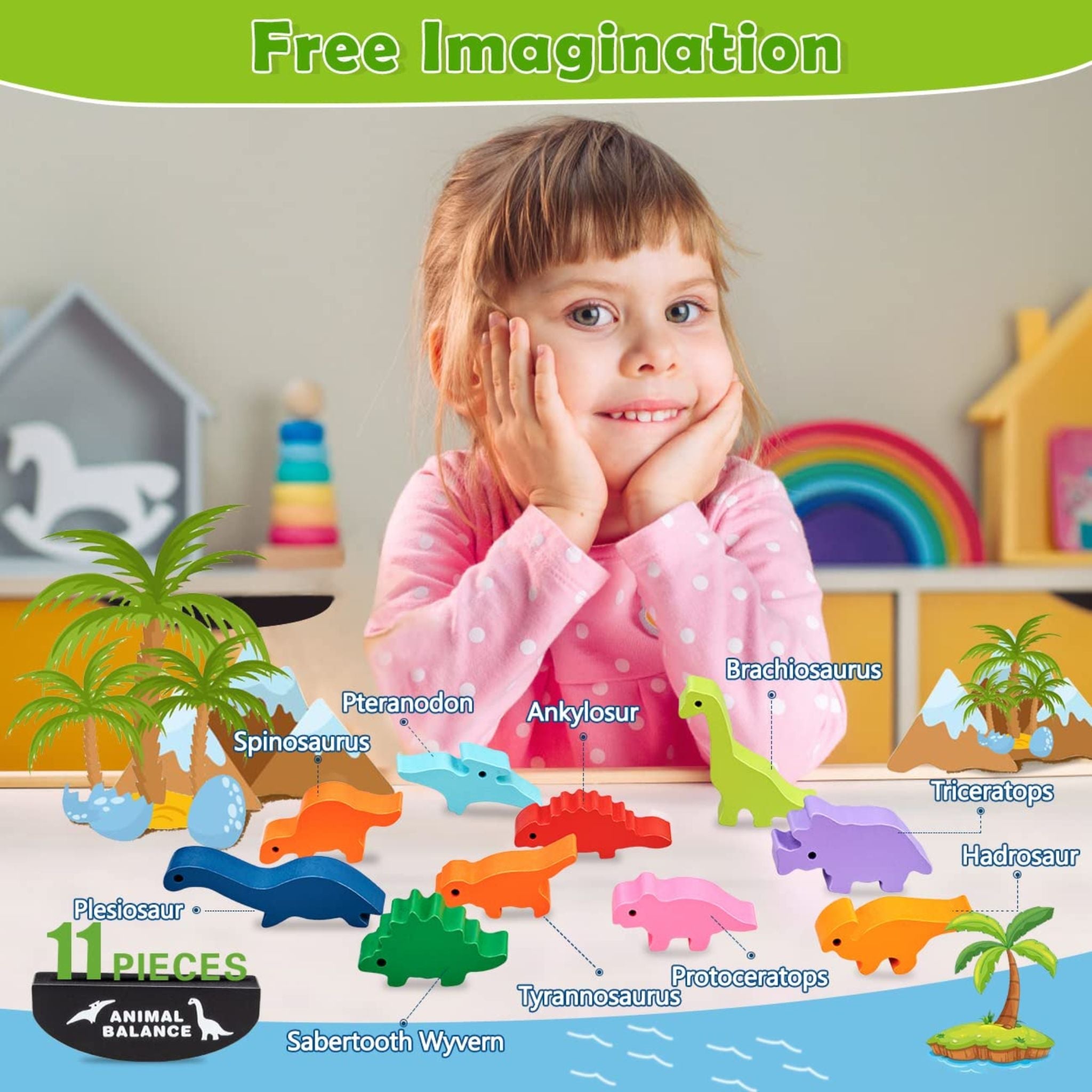 Montessori Animal Balance Blocks