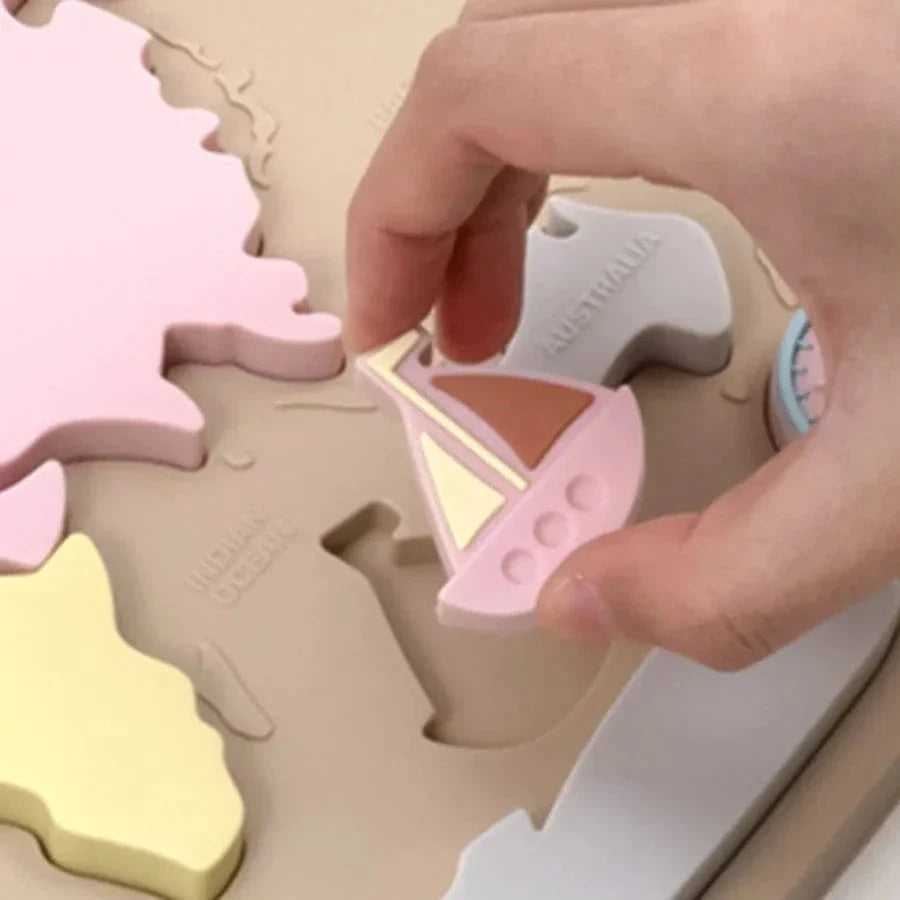 Montessori Continent Map