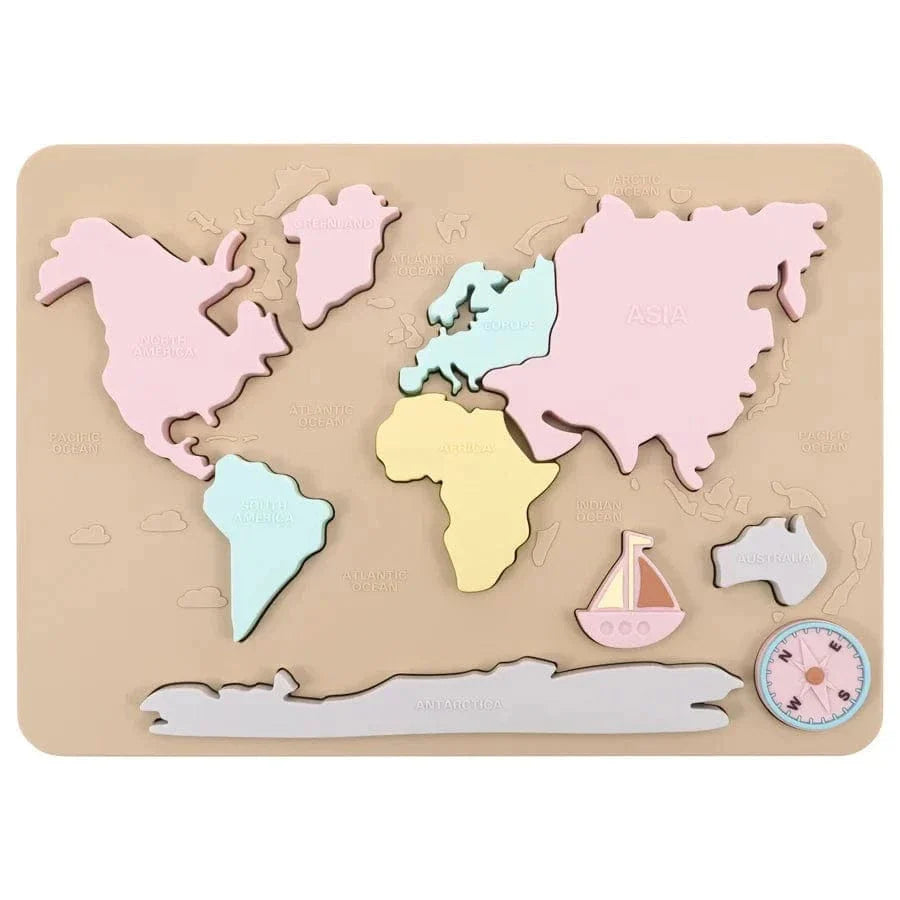 Montessori Continent Map