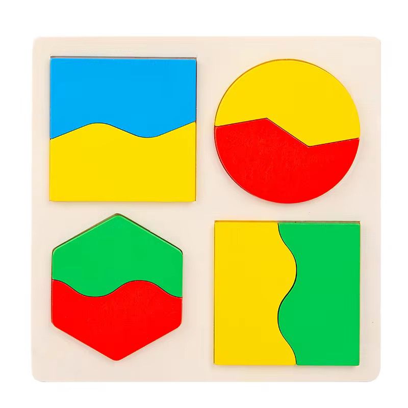 Montessori Fraction Puzzle Board (4 in a Set)