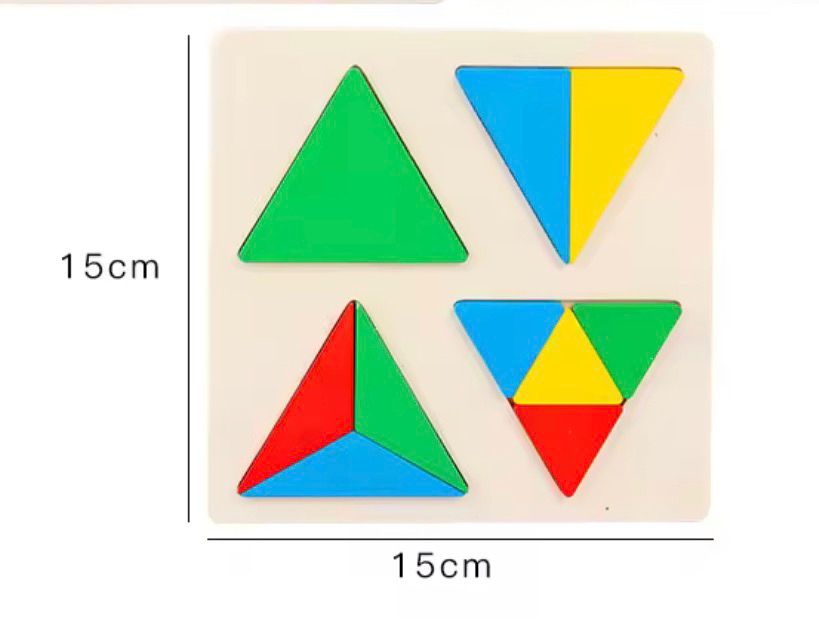 Montessori Fraction Puzzle Board (4 in a Set)