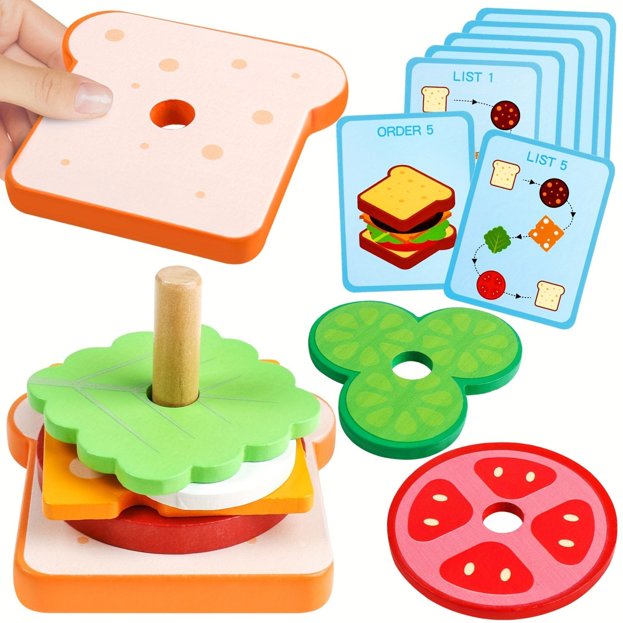 Montessori Hamburger Builder