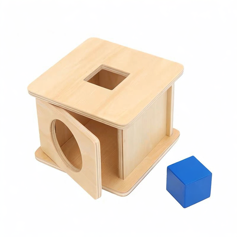 Montessori Imbucare Box with Cube