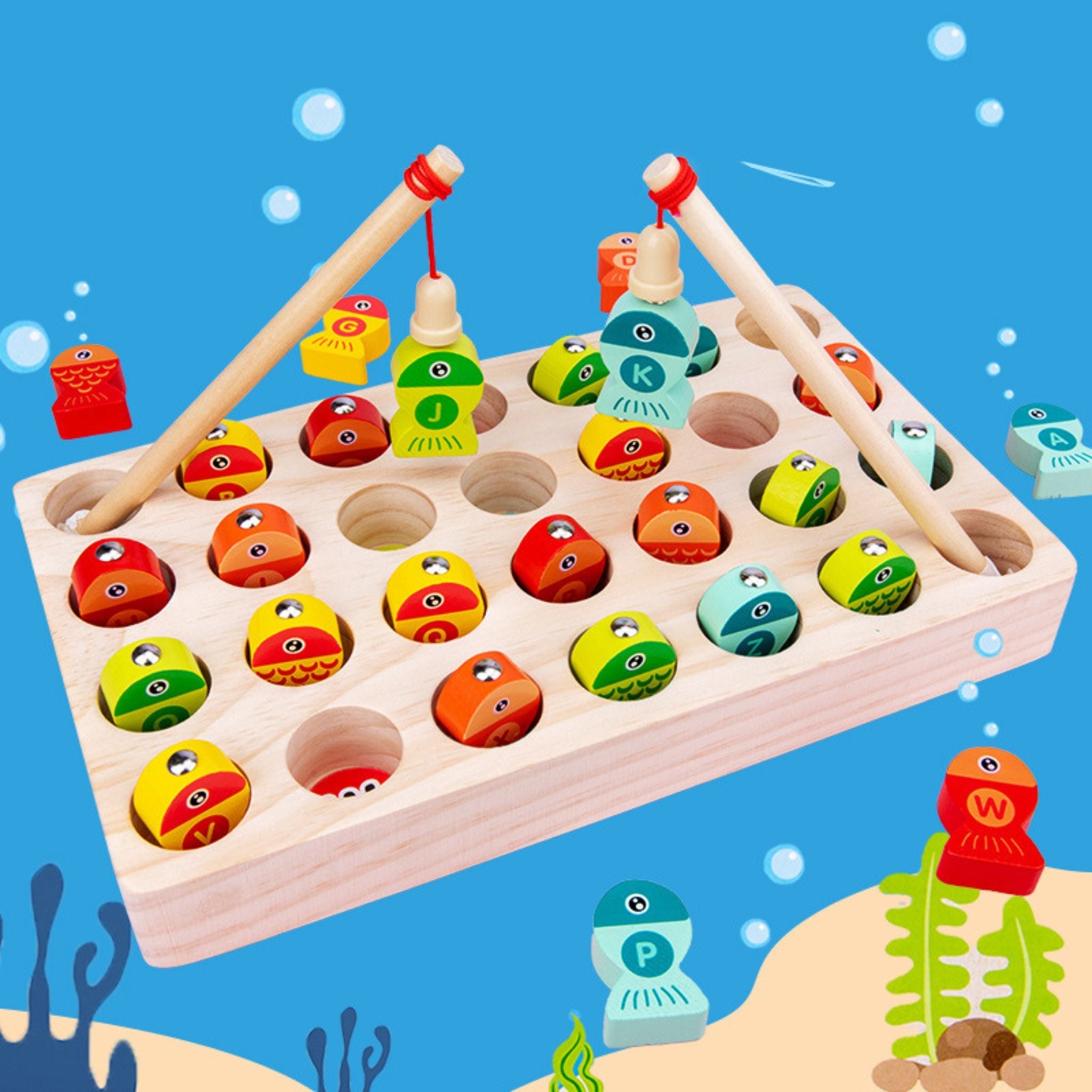 Pêche aux lettres Montessori