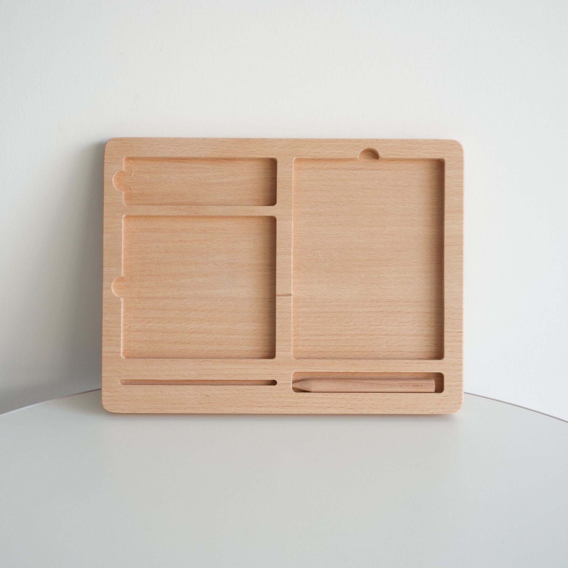 Montessori Nomenclature - Tray for Three Part Cards | Wooden Tray for Classified Cards