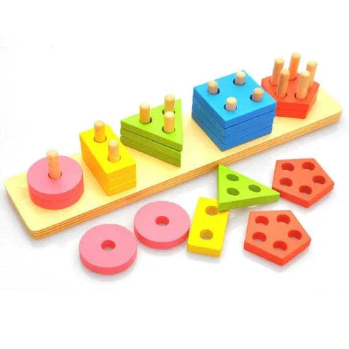 Rompecabezas de clavijas Montessori