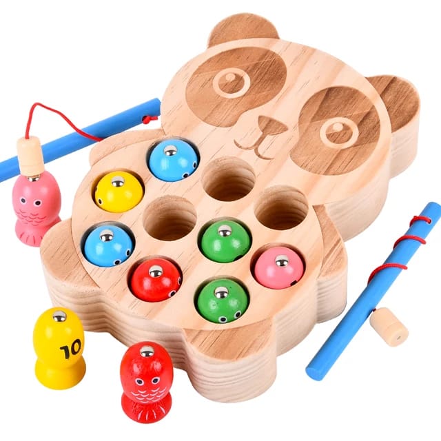 Panda Wooden Fishing Game