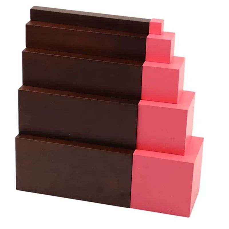 Montessori Toddler Pink Tower | Sensorial Material for Infant & Toddler Classrooms