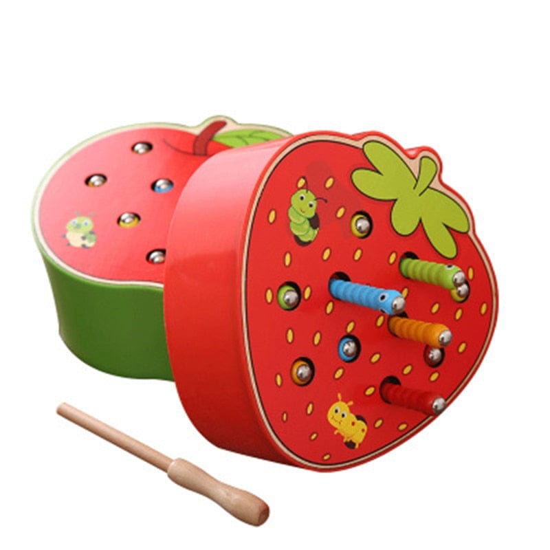 Juego Montessori para Niños Atrapa el Gusano
