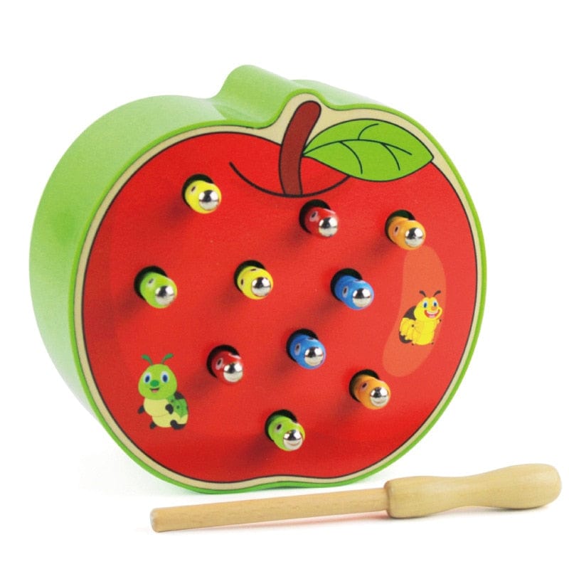 Juego Montessori para Niños Atrapa el Gusano
