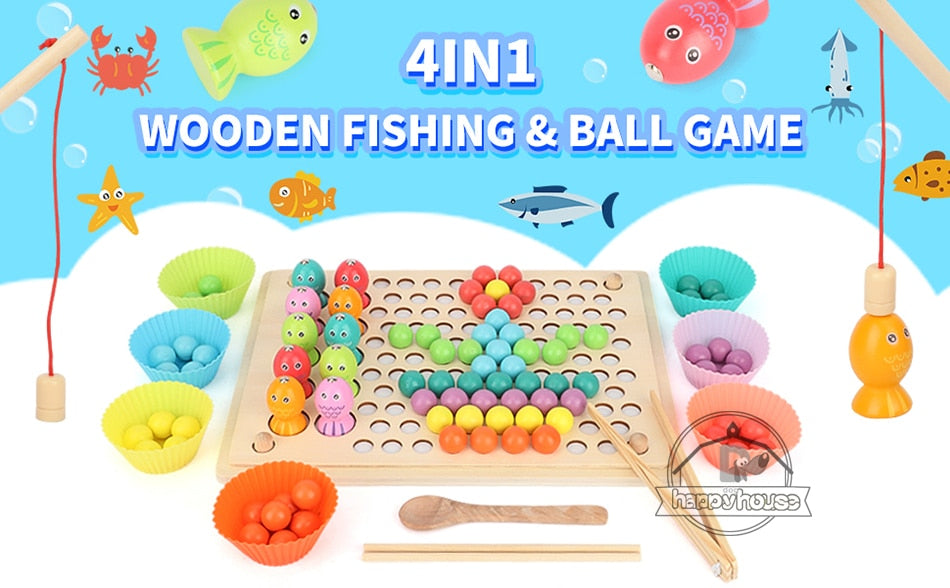 Montessori Educational Wooden Toys for Kids