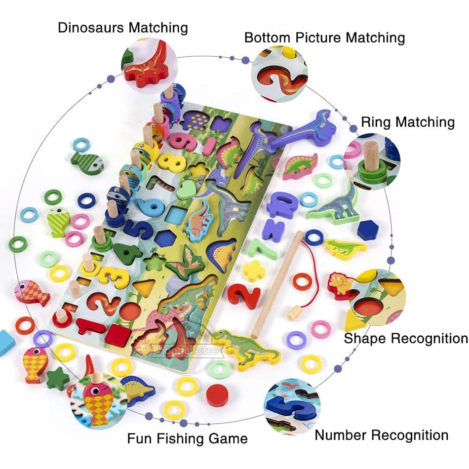 Montessori Educational Wooden Toys for Kids