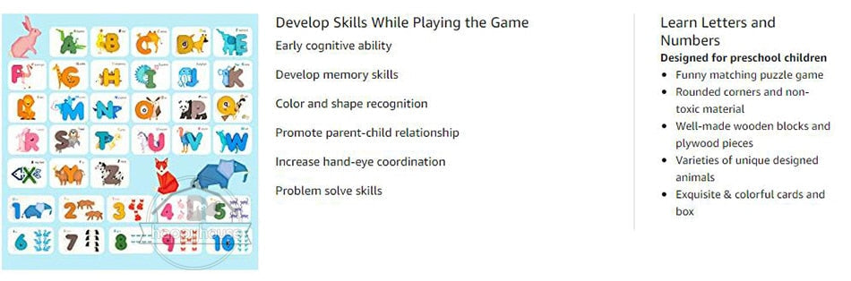 Montessori Educational Wooden Toys for Kids